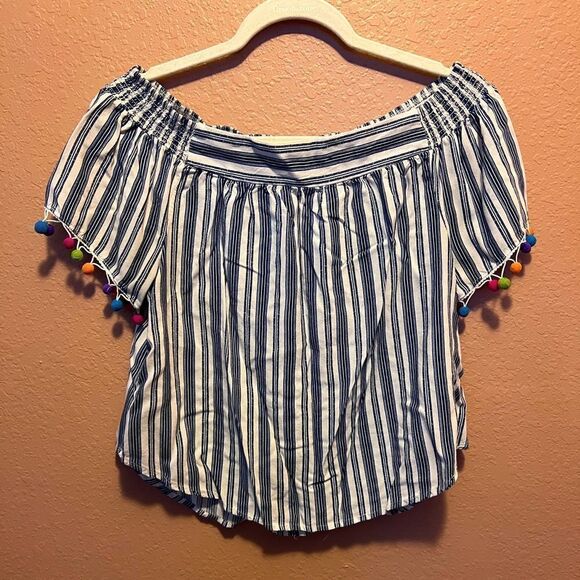Lily White striped top - Picture 1 of 8